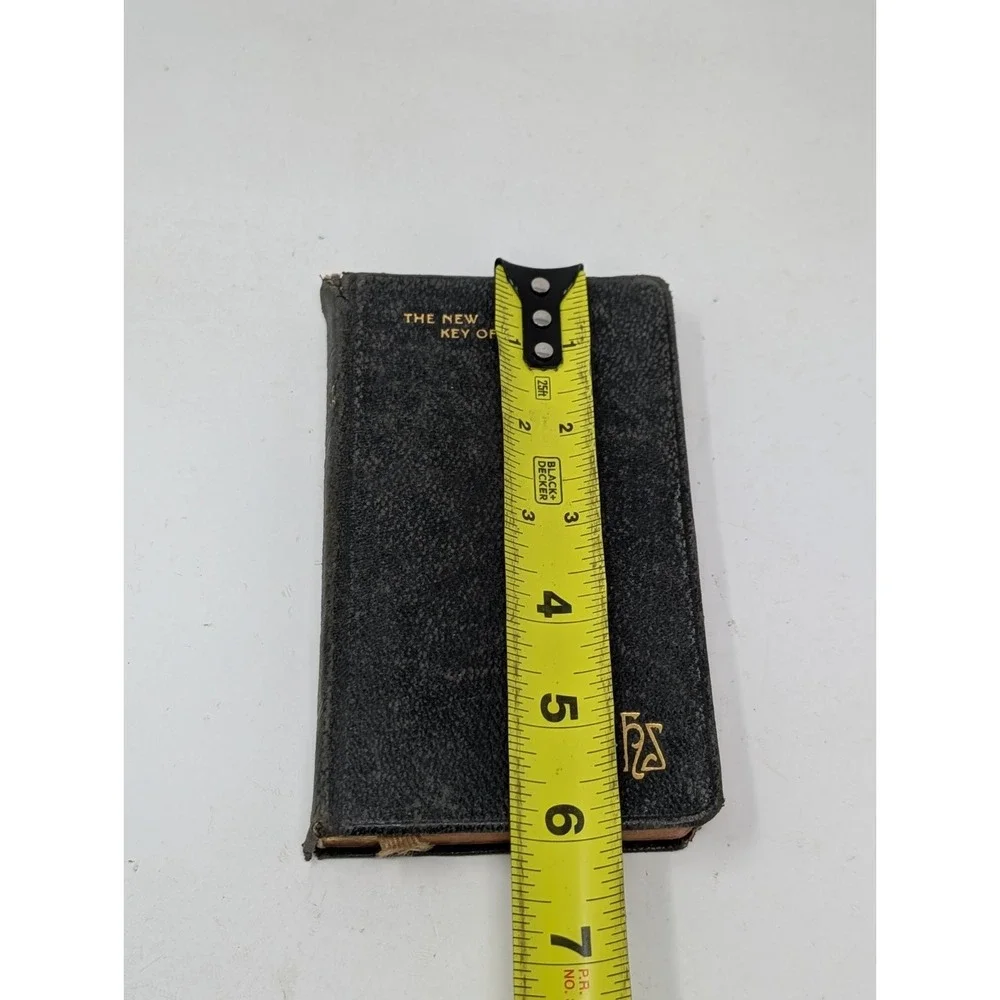 1949 The New Key of Heaven A Complete Prayerbook for Catholics Leather VTG 1940s